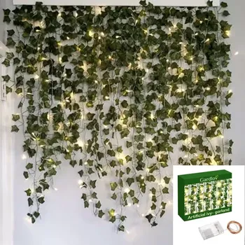 Žertovný předmět Umělý břečťan 12ks x 2,1m - 50 LED světel