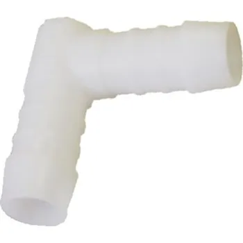 Příslušenství k čerpadlu NORMAPLAST WS15 úhlová spojka had. trn 15 mm (0°/+80°C) POM