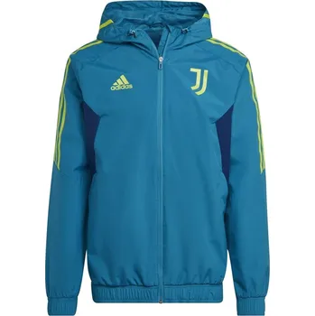 Pánská casual bunda adidas Juventus Condivo 22 All-Weather Jacket Adults Blue XS
