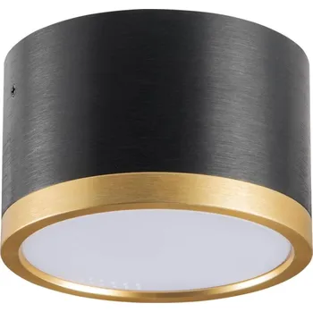 LED Stropní svítidlo MIRELLA 1xGX53/6W/230V černá/zlatá