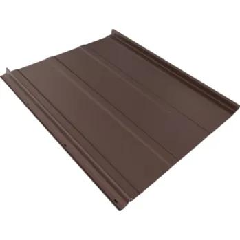plechová krytina BELPROFILE Krytina Click Stripes SunClear čokoládová hnědá