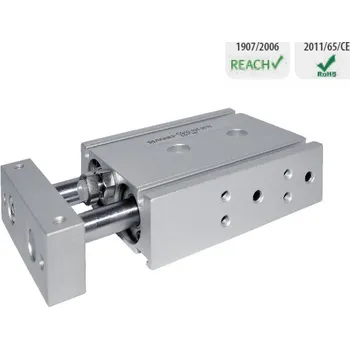 AIGNEP CG02 DVOUPÍSTOVÝ MAGNETICKÝ VÁLEC - dvojčinný, prům. 25mm, zdvih 50 mm, šíře A=80