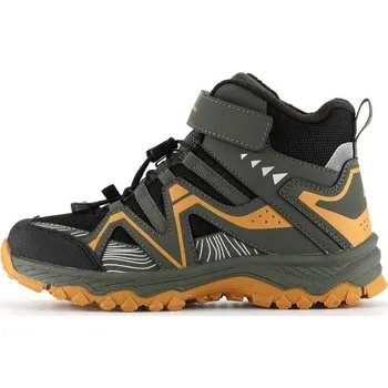 Dětské zboží Dětská outdoorová obuv ALPINE PRO BOIRO 29 Khaki, Černá, Žlutá