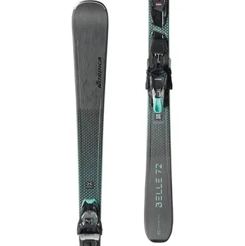 Sjezdové lyže Dámské sjezdové lyže Nordica BELLE DC 72 + TP2LT11 FDT GW 150 Tmavě šedá, Černá, Tyrkysová