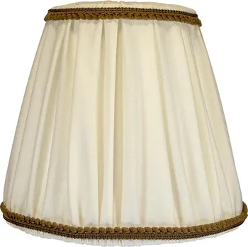 Stínidlo Duolla - Stínidlo k stolní a stojací lampě E27 pr. 18,5 cm krémová/hnědá