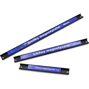Magnetické lišty - držáky na nářadí, délky 23, 37, 48 cm, sada 3 kusy