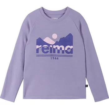 REIMA dětské tričko s dlouhým rukávem Viisas Blooming Lilac vel. 116 cm