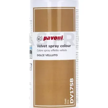 Barva ve spreji Zlatý semišový sprej 400 ml | PAVONI, DV17SB