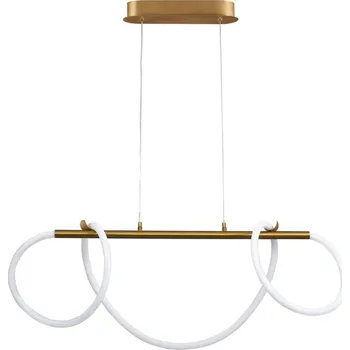 LED Lustr na lanku EMMA LED/38W/230V zlatá