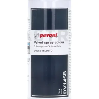 Barva ve spreji Semišový sprej černý 400 ml | PAVONI, DV14SB