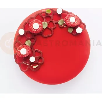 Čokoládová tyčinka Silikonová forma na zdobení monoporce, srdíček | PAVONI, PR007S