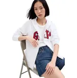 Dámská mikina GAP HERITAGE XS Bílá, Červená