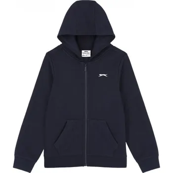 Chlapecká mikina Slazenger Zip Hoodie Junior Navy 9-10 Years