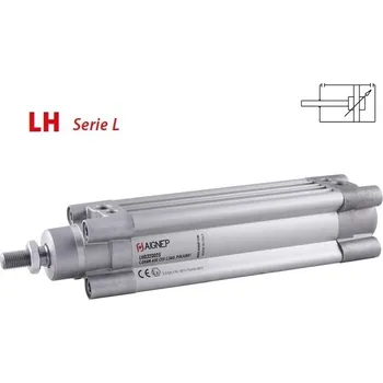 AIGNEP LH, DVOJČINNÝ MAGNETICKÝ VÁLEC ISO 15552 - ø100 mm, 250 mm zdvih, M20x1,5, píst. 25 mm