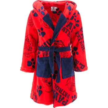 Chlapecké pyžamo PAW PATROL Dětský župan PAW PATROL TLAPKY červený Velikost: 98