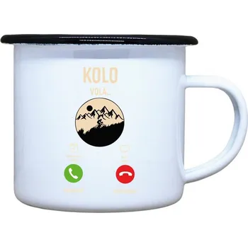 DOBRÝ TRIKO Plecháček s potiskem Kolo volá Velikost plecháčku: 330 ml