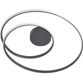 LED Stropní svítidlo ZEFIRA LED/40W/230V 4000K pr. 50 cm antracit