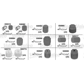 Provozní kapalina Sada na opravy těsnicích kroužků VALEO 509734