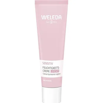 Pleťový krém WELEDA Pece-o-oblicej Intensive-careBez parfemace s organickým mandlovým olejem pro citlivou smíšenou pleťHydratační krém Sensitive Light Almond 30 ml (13 033,00 Kč / 1 l)