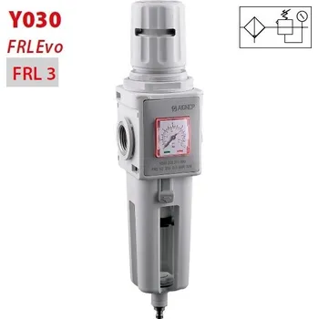 Kompresor AIGNEP Y030 Filtr+REG. FR3 EVO - 2x IG 1"" 0 až 8 bar 5800 l/min, 20 µm, úchyt M59x1,5, podtlakový odtok