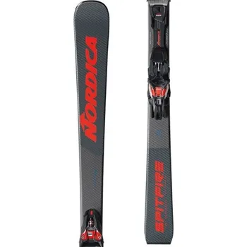 Sjezdové lyže Sjezdové lyže Nordica SPITFIRE DC 74 PRO + FDT XCELL 12 GW 175 Tmavě šedá, Červená