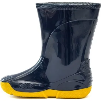 Dívčí holínky Dětské holínky Oldcom VIVID 25/26 Tmavě modrá, Žlutá