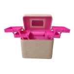 Malina Rozkládací kosmetický kufřík camel