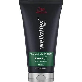 Stylingový přípravek Wellaflex Men All Day Definition gel na vlasy s ultra silnou fixací 150 ml