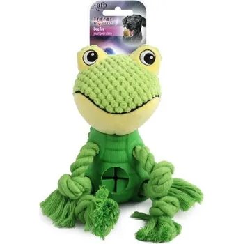 Hračka pro psa Hračka AFP plyš/guma - Treat Hider Žába 19cm