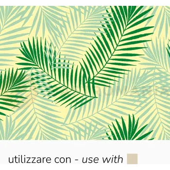 Čokoládová tyčinka Transferové fólie na zdobení čokolády, 30 ks v zelených palmových listech | PAVONI, SD217SB