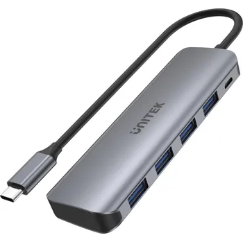 USB hub Unitek Active USB-C 4xUSB 3.1 Gen1 microUSB hub