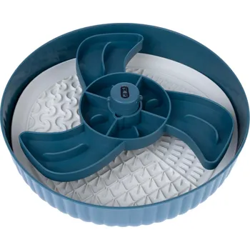 Miska pro psa TIAKI miska pro pomalé krmení Helice 1000ml Ø25,5cm pro psy