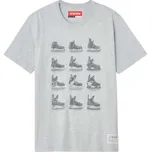 Pánské tričko CCM 125 Anniversary Skates Short Sleeve TEE Athletic Grey Velikost: 2XL