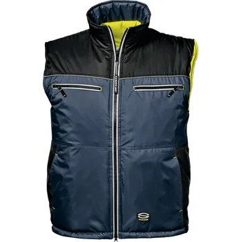 Pánská vesta SIR Capricorno modrá/žlutá pánská oboustranná pracovní vesta L