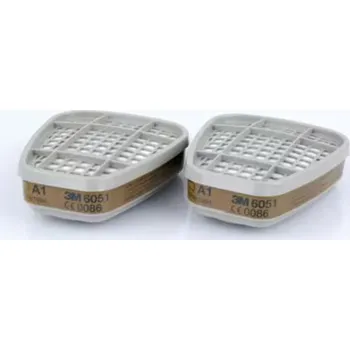 3M™ sada 2 kusů filtrů proti plynům a výparům řady 6000, provedení: 6051, úroveň ochrany A1