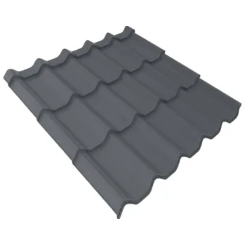 plechová krytina BELPROFILE Krytina Royal BigStone 1080x350x0,5 mm grafitová šedá