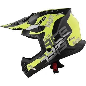 Helma na motorku ACERBIS přilba PROFILE dětská black/fluo yellow - XL