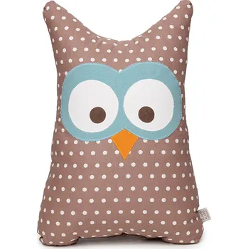 Polštář POLŠTÁŘ SOVIČKA s puntíky