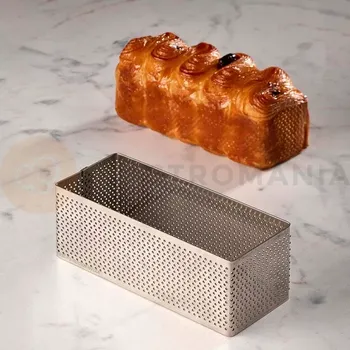 Kuchyňská sůl Mikroperforovaný pečicí rám, obdélník - XF59F, 120x50x45 mm | PAVONI, Viennoiserie