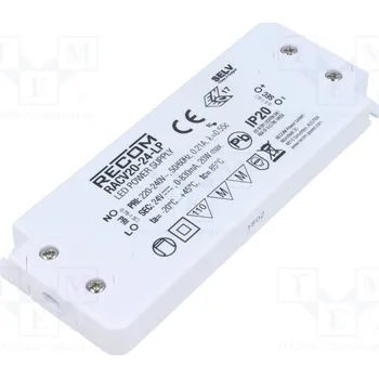 Napájecí zdroj pro osvětlení RECOM RACV20-24-LP