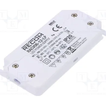 Napájecí zdroj pro osvětlení RECOM RACV06-12-LP