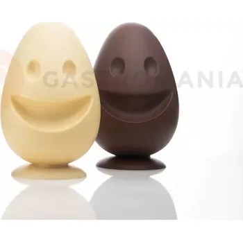Čokoládová tyčinka Sada tepelně tvarovaných forem na čokoládu, usmívající se vajíčka 340 g | PAVONI, KT209