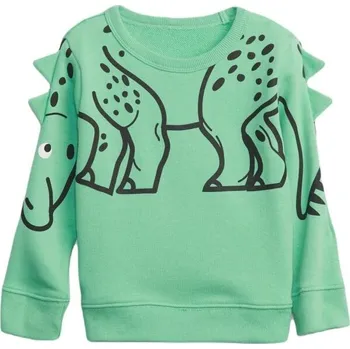 Dívčí mikina Dětská mikina GAP BABY 2Y Zelená, Černá