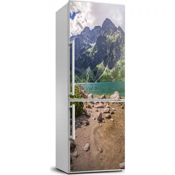 Fototapeta Nálepka Tapeta na lednici Jezero v horách 70x190