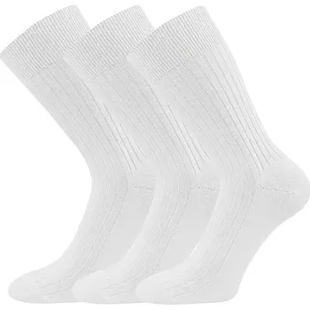 Pánská móda ZEBRAN žebrované 100% bavlněné ponožky Lonka