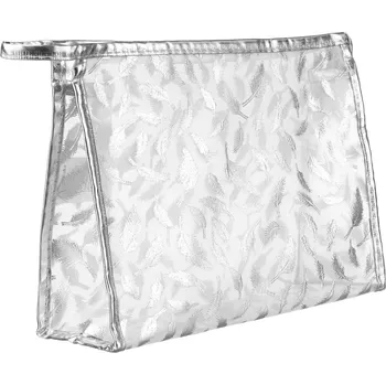 Šperkovnice Voděodolná cestovní kosmetická taštička Barva: Stříbrná