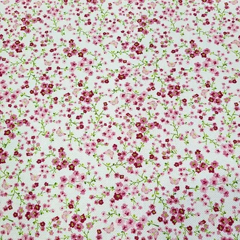 BYTEMA Dekorační látka MARIPOSA růžová šíře 140 cm