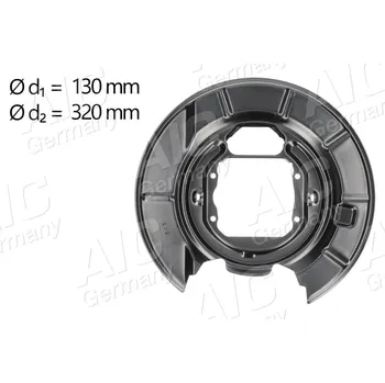 Brzdový kotouč Ochranný plech proti rozstřikování, brzdový kotouč A.I.C. 57131