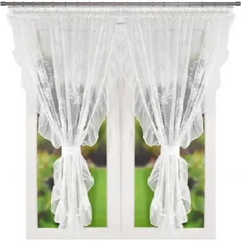 Fliying Hotová záclona s řasící páskou L622, 300x150 cm