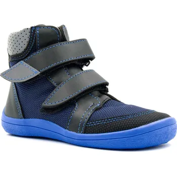 Chlapecká zimní obuv Beda Barefoot zimní boty s membránou Bobby modré Velikost: 26